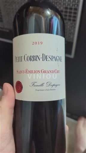 Bordeaux Saint-Émilion Grand Cru Petit Corbin-Despagne 2019