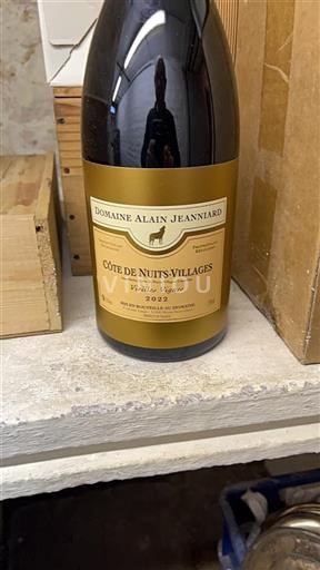 Bourgogne Côte de nuits villages Domaine Alain Jeanniard Vieilles Vignes 2022