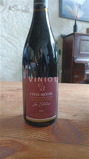 Vin Rouge sec Les Elotins Domaine Billon 2022 France Vallée du Rhône Côte-rôtie AOC