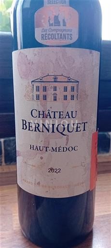 Bordeaux Haut-Médoc Château Berniquet 2022