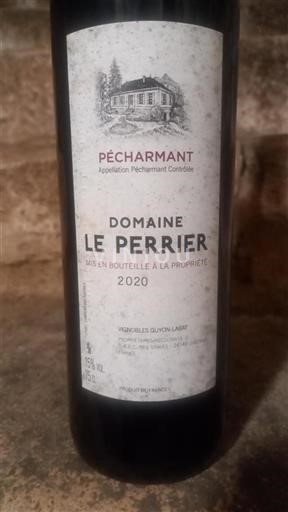 Sydvestfrankrig Pécharmant Domaine Le Perrier 2020