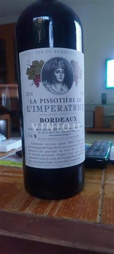 Bordeaux La Pissotière de L'Impératrice 2014