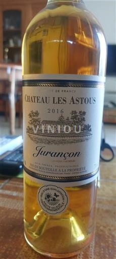 Jihozápad Jurançon Château Les Astous 2016