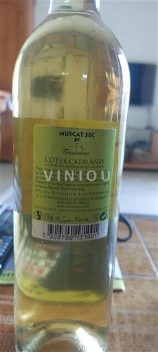 Languedoc et Roussillon Côtes catalanes Terrassous Muscat Sec 2014