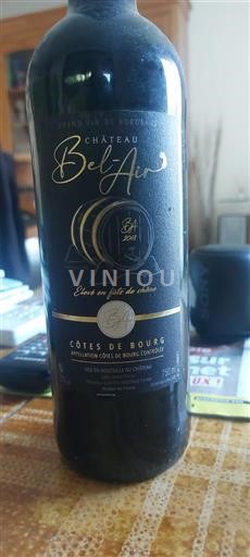 Bordeaux Côtes-de-bourg Château Bel-Air 2018