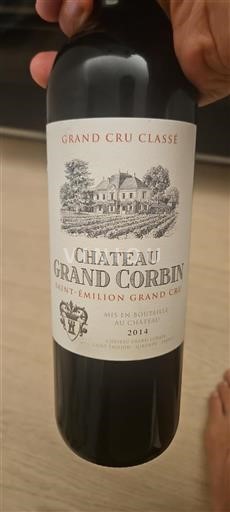 Bordeaux Saint-Émilion Grand Cru Grand Cru Château Grand Corbin 2014