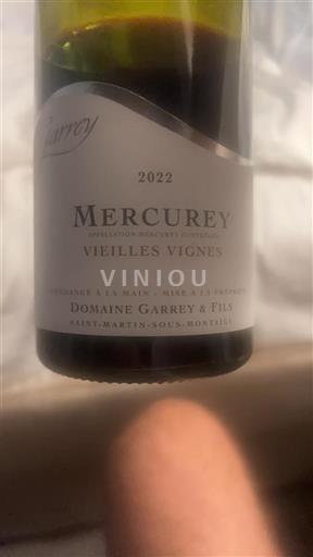 Bourgondië Mercurey Domaine Garrey & Fils Vieilles Vignes 2022