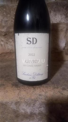 Burgundy Givry Sandrine Déletang et Fils Les Cinq Terres 2022