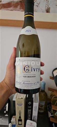 Burgundy Givry Michel Sarrazin et Fils Les Grognots 2021