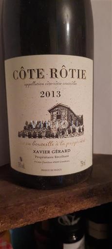 Valle del Rodano Côte-rôtie Xavier Gérard 2013