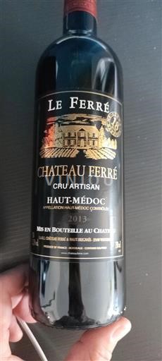 Bordeaux Haut-Médoc Château Ferré 2013