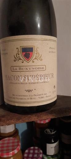 Vin Rouge sec La Buxynoise Non millésimé France Bourgogne Mâcon et mâcon-villages AOC