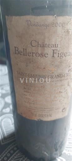 Bordeaux Saint-Émilion Grand Cru Grand Cru Château Bellerose Figeac Prestige 2000