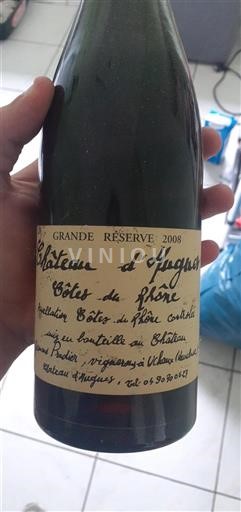 Údolí Rhôny Côtes-du-Rhône Château Hugues Grande Réserve 2008