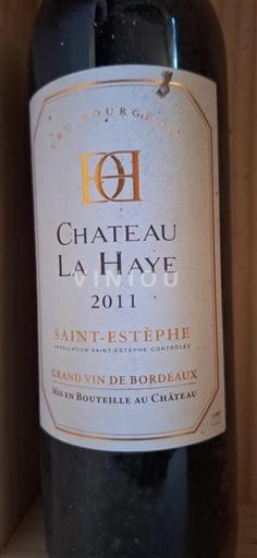 Bordeaux Saint-Estèphe Cru Bourgeois Château La Haye 2011