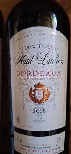 Bordeaux Château Haut Laulion 2008