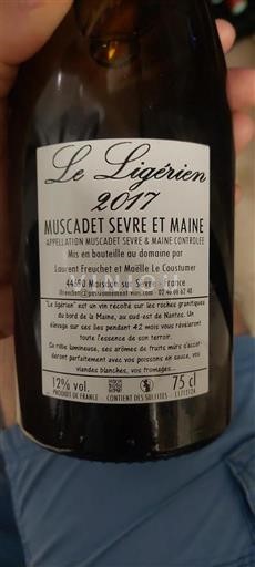 Valle della Loira Muscadet Sèvre et Maine Le Ligérien 2017