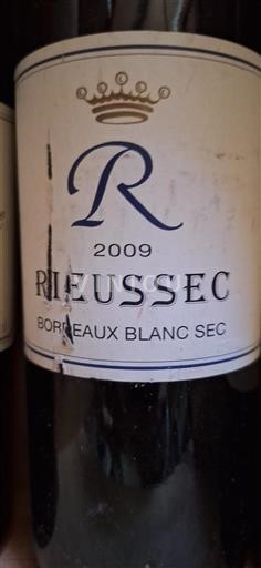 Bordeaux Bordeaux blanc Rieussec 2009