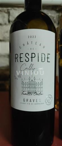 Bordeaux Graves Château Respide Callipyge 2022