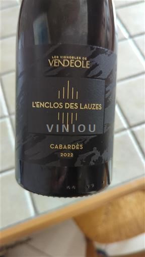 Languedoc Cabardès Les Vignobles de Vendéole L'Enclos des Lauzes 2022
