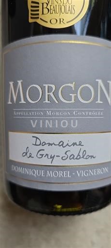 Beaujolais Morgon Domaine Gry-Sablon 2024