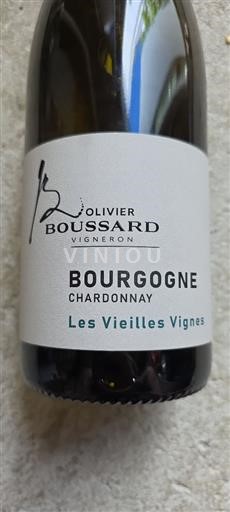 Vin Blanc sec Les Vieilles Vignes Olivier Boussard 2023 France Bourgogne AOC