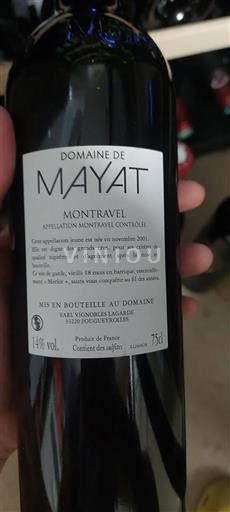 Zuidwest-Frankrijk Montravel Domaine Mayat Niet-geïntegreerd