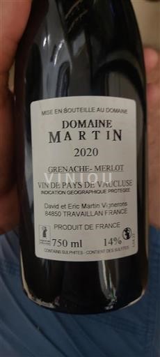 Rona dolina Ni doloceno Domaine Martin 2020