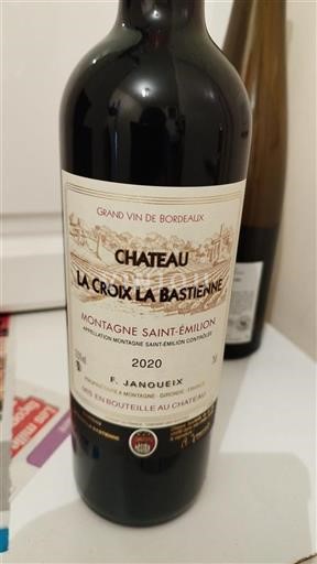 Bordeaux Montagne Saint-Émilion Château La Croix La Bastienne 2020