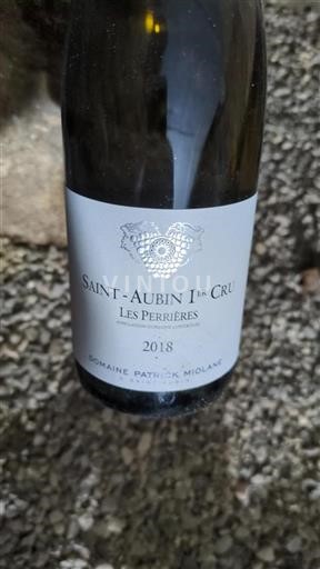 Borgogna Saint-Aubin Premier Cru Domaine Patrick Miolane Les Perrières 2018