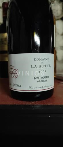 Valle della Loira Bourgueil Domaine La Butte Mi-Pente 2021