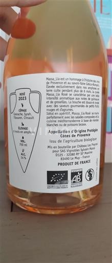 Provenza Côtes-de-Provence Château Les Preyres Massa_Lia Rosé 2023