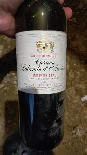 Bordeaux Médoc Château Lalande Auvion 2006