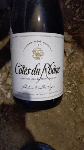 Valle del Rodano Côtes-du-Rhône La Vinobraise Sélection Vieilles Vignes 2015
