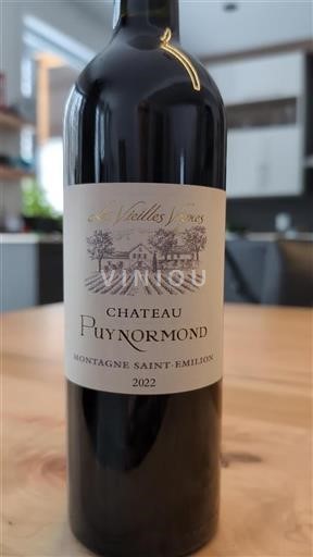 Bordeaux Montagne-saint-émilion Château Puynormond Les Vieilles Vignes 2022