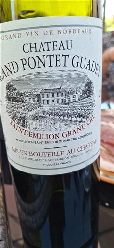Bordeaux Saint-Émilion Grand Cru Château Grand Pontet Guadet 2016