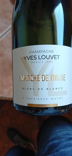 Vin Effervescent Blanc sec Blanche de Marie Yves Louvet Non millésimé France Champagne AOC