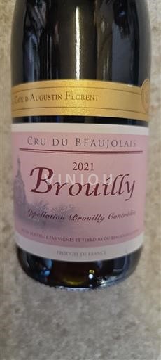 Vin Rouge sec La Cave Augustin Florent 2021 France Beaujolais Brouilly