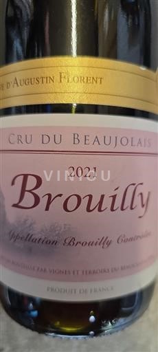 Beaujolais Brouilly La Cave Augustin Florent 2021