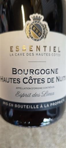 Bourgogne Hautes Côtes de Nuits La Cave des Hautes Côtes Essentiel 2022