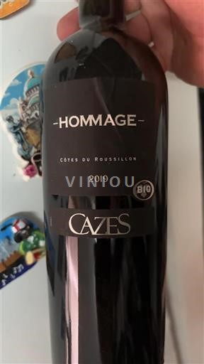 Roussillon Côtes do Roussillon Cazes Hommage 2019