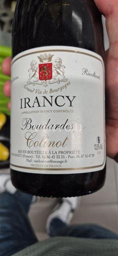 Borgogna Irancy Colinot Boudardes Senza annata