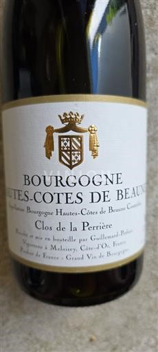 Bourgondië Hautes Côtes de Beaune Guillemard-Pothier Clos de la Perrière 2021