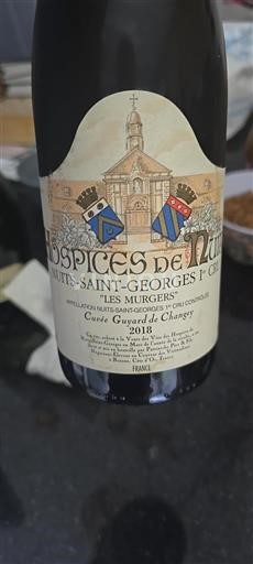 Bourgondië Nuits-saint-georges Premier Cru Hospices de Nuits Guyard de Changey 2018