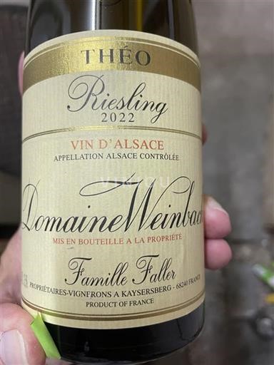 Alsasko Grand Cru Domaine Weinbach Théo 2022