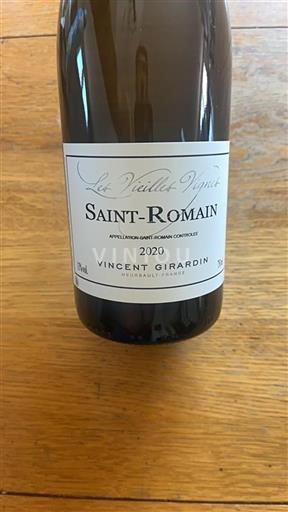 Bourgogne Saint-Romain Vincent Girardin Les Vieilles Vignes 2020