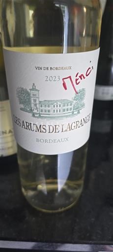 Bordeaux Château Lagrange Les Arums de Lagrange 2023