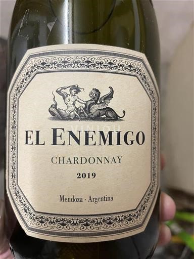 Mendoza Non specificato El Enemigo Chardonnay 2019