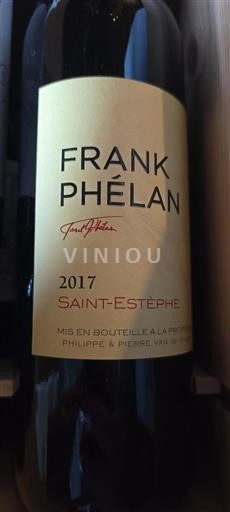 Bordeaux Saint-Estèphe Phelan Segur Frank Phélan 2017