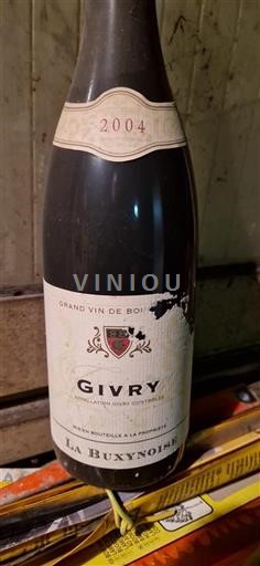 Burgundy Givry La Buxynoise 2004